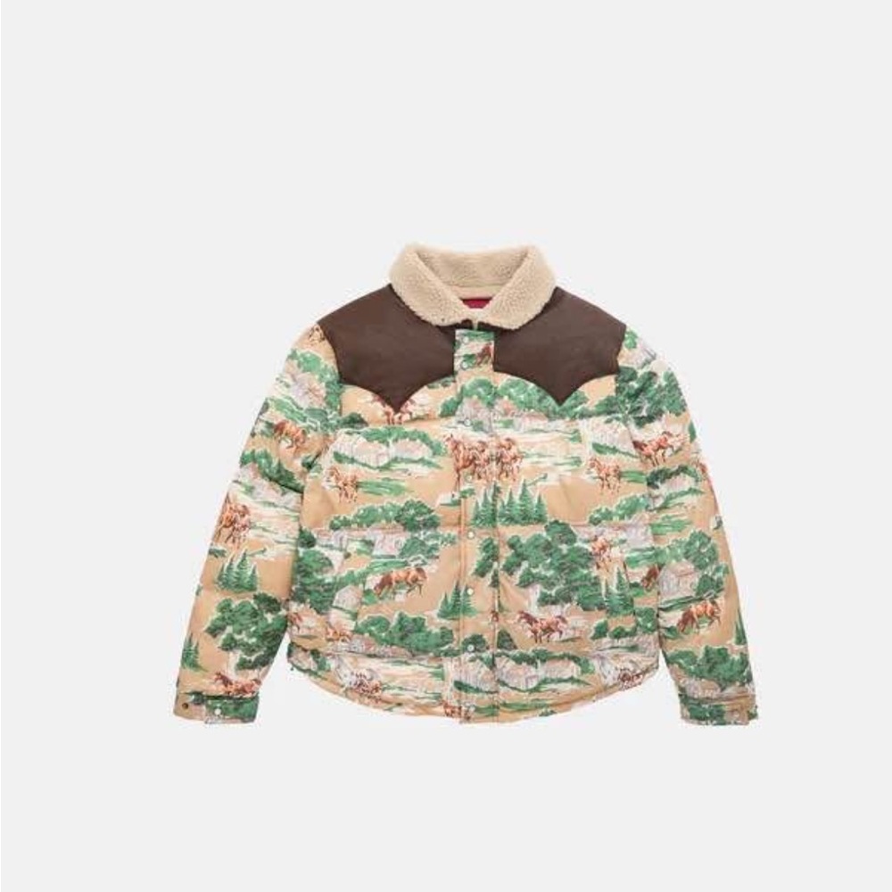 Dairy boy mountain puffer horse country tan xs